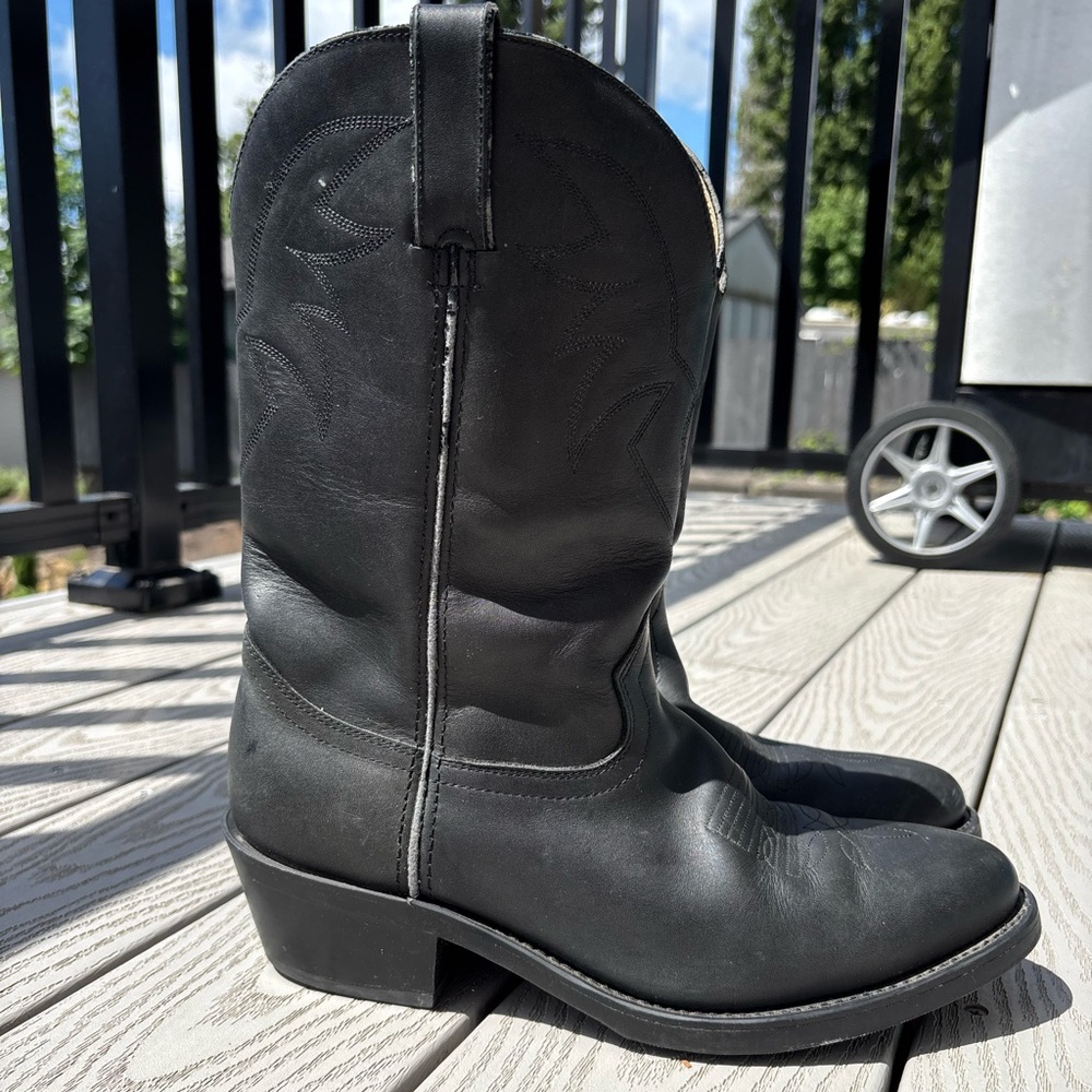 Durango Black Western Cowboy Boots